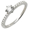 ロイヤルアッシャー ROYAL ASSCHER DIAMOND エラ ブライダル ERA688 プラチナシルバー Pt950 ダイヤモンド リング 指輪 プラチナ Pt950 ダイヤ VS1 ハーフエタニティ 8号