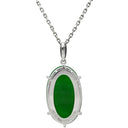 ミキモト MIKIMOTO ヒスイ 12.01ct ペンダント グリーン×プラチナシルバー Pt950 エメラルド ネックレス 翡翠 ジェイダイト 大粒 緑 MIKIMOTO プラチナ