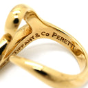 ティファニー Tiffany & Co オープンハート イエローゴールド K18YG リング 指輪 T＆Co. 750 750YG エルサ ペレッティ 10.5号