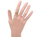 ティファニー Tiffany & Co オープンハート イエローゴールド K18YG リング 指輪 T＆Co. 750 750YG エルサ ペレッティ 10.5号
