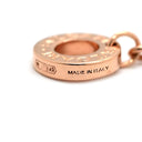 ブルガリ BVLGARI ビーゼロワン ダイヤ 350053 ピンクゴールド×ホワイト K18PG セラミック ダイヤモンド ネックレス B-zero1 Au750 18K 18金 白セラミック