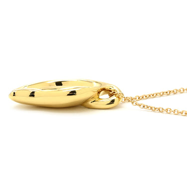 ティファニー Tiffany & Co リーフ ペンダント イエローゴールド K18YG ネックレス T＆Co. 750YG 18金 エルサペレッティ