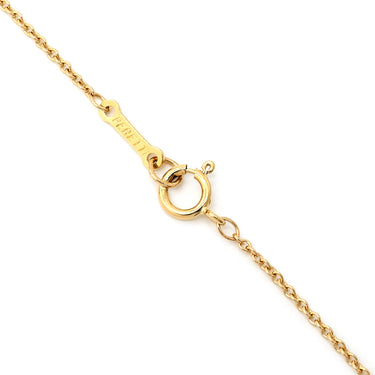 ティファニー Tiffany & Co リーフ ペンダント イエローゴールド K18YG ネックレス T＆Co. 750YG 18金 エルサペレッティ