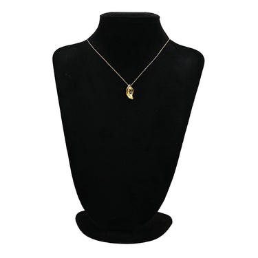 ティファニー Tiffany & Co リーフ ペンダント イエローゴールド K18YG ネックレス T＆Co. 750YG 18金 エルサペレッティ