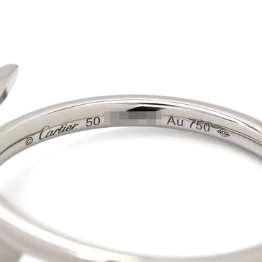 カルティエ Cartier ジュストアンクル スモール B4226000 ホワイトゴールド K18WG #50(JP10) リング 指輪 750 JUSTE UN CLOU 釘モチーフ 10号