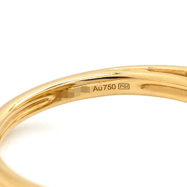 カルティエ Cartier アミュレット ドゥ カルティエ ホワイト×イエローゴールド K18YG ダイヤモンド マザーオブパール #50(JP10) リング 指輪 K18 マザーオブパール ダイヤモンド 7号