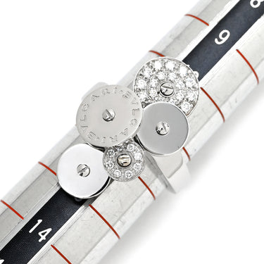 ブルガリ BVLGARI チクラディ ダイヤ ホワイトゴールド K18WG ダイヤモンド リング 指輪 750 18K 18金 11.5号