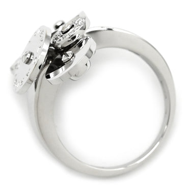 ブルガリ BVLGARI チクラディ ダイヤ ホワイトゴールド K18WG ダイヤモンド リング 指輪 750 18K 18金 11.5号