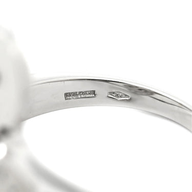 ブルガリ BVLGARI チクラディ ダイヤ ホワイトゴールド K18WG ダイヤモンド リング 指輪 750 18K 18金 11.5号