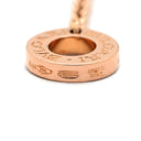 ブルガリ BVLGARI ビーゼロワン B-zero1 エレメント ホワイト×ピンクゴールド K18PG ダイヤモンド ホワイトセラミック ネックレス Au750 18K 18金 ダイヤモンド 白セラミック