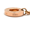 ブルガリ BVLGARI ビーゼロワン B-zero1 エレメント ホワイト×ピンクゴールド K18PG ダイヤモンド ホワイトセラミック ネックレス Au750 18K 18金 ダイヤモンド 白セラミック