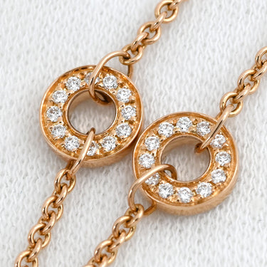ブルガリ BVLGARI ビーゼロワン B-zero1 エレメント ホワイト×ピンクゴールド K18PG ダイヤモンド ホワイトセラミック ネックレス Au750 18K 18金 ダイヤモンド 白セラミック