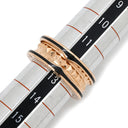 ブルガリ BVLGARI ビーゼロワン ロック B-zero1 2バンドリング 357987 ブラック×ピンクゴールド K18PG セラミック #53(JP13) リング 指輪 黒 750PG 18金 12.5号
