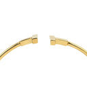 ティファニー Tiffany & Co Tワイヤー イエローゴールド K18YG ブレスレット T&Co. バングル 18K 750 YG