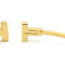 ティファニー Tiffany & Co Tワイヤー イエローゴールド K18YG ブレスレット T&Co. バングル 18K 750 YG