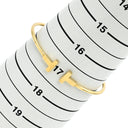 ティファニー Tiffany & Co Tワイヤー イエローゴールド K18YG ブレスレット T&Co. バングル 18K 750 YG