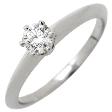 ティファニー Tiffany & Co ソリティア ダイヤリング プラチナシルバー Pt950 ダイヤモンド リング 指輪 T＆Co. 一粒 1P 立爪 0.27ct プラチナ950 10.5号