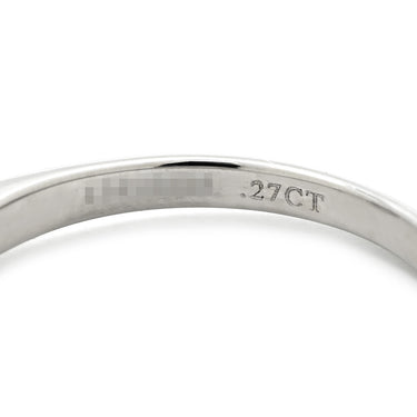 ティファニー Tiffany & Co ソリティア ダイヤリング プラチナシルバー Pt950 ダイヤモンド リング 指輪 T＆Co. 一粒 1P 立爪 0.27ct プラチナ950 10.5号