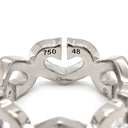 カルティエ Cartier Cハート ダイヤモンド B4041500 ホワイトゴールド K18WG ダイヤモンド #48 リング 指輪 Au750 18K 18金 7.5号