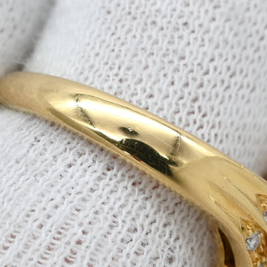ポンテヴェキオ Ponte Vecchio ルビー ダイヤ フラワーモチーフ イエローゴールド K18YG ルビー ダイヤモンド リング 指輪 赤 18K 750 YG 花 12号