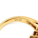 ポンテヴェキオ Ponte Vecchio ルビー ダイヤ フラワーモチーフ イエローゴールド K18YG ルビー ダイヤモンド リング 指輪 赤 18K 750 YG 花 12号