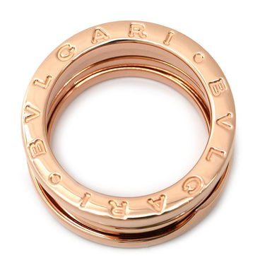 ブルガリ BVLGARI ビーゼロワン B-zero1 3バンドリング ピンクゴールド K18PG #49(JP9) リング 指輪 750 18金 PG 8.5号