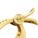 ウォルサム WALTHAM ダイヤモンド スウィング イエローゴールド K18YG ダイヤモンド ペンダントトップ 18K 750 YG スイング パヴェ 2重 2連 サークル ネックレストップ