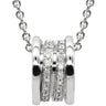 ブルガリ BVLGARI ビーゼロワン ダイヤ ホワイトゴールド K18WG ダイヤモンド ネックレス B-zero1 ペンダント 18K 750WG 旧金具