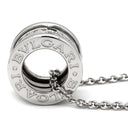 ブルガリ BVLGARI ビーゼロワン ダイヤ ホワイトゴールド K18WG ダイヤモンド ネックレス B-zero1 ペンダント 18K 750WG 旧金具