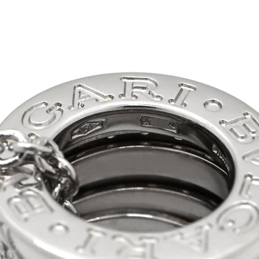 ブルガリ BVLGARI ビーゼロワン ダイヤ ホワイトゴールド K18WG ダイヤモンド ネックレス B-zero1 ペンダント 18K 750WG 旧金具