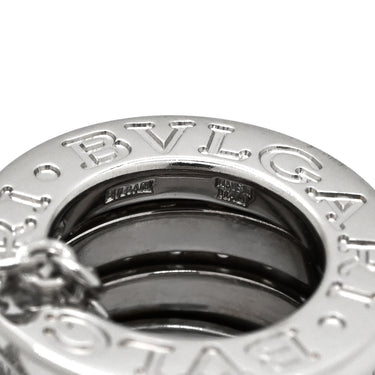 ブルガリ BVLGARI ビーゼロワン ダイヤ ホワイトゴールド K18WG ダイヤモンド ネックレス B-zero1 ペンダント 18K 750WG 旧金具