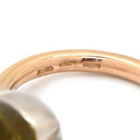 ポメラート Pomellato ヌード リング クラシック PAA1100 グリーン×ローズゴールド K18PG K18WG レモンクォーツ リング 指輪 ピンクゴールド Au750 18K レモンクォーツ 11号