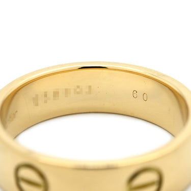 カルティエ Cartier ラブリング B4084600 イエローゴールド K18YG #60(JP20) リング 指輪 クラシックモデル LOVE Ring 750 18K YG 18金 19号