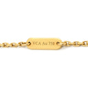 ヴァンクリーフアーペル Van Cleef & Arpels ヴィンテージ アルハンブラ VCARO9VA00 グリーン×イエローゴールド K18YG マラカイト ネックレス Au750 18K YG 緑 マラカイト マット
