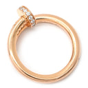 カルティエ Cartier ジュストアンクル ダイヤ B4094800 ピンクゴールド K18PG ダイヤモンド #53(JP13) リング 指輪 750 18K PG クラシックモデル 13号