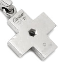 カルティエ Cartier クロス 1Pダイヤ ホワイトゴールド K18WG ダイヤモンド チャーム 18K 750 WG ペンダントトップ