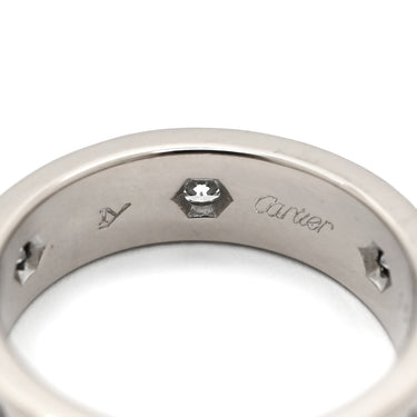 カルティエ Cartier ラブリング フルダイヤ クラシック B4026000 ホワイトゴールド K18WG ダイヤモンド #52 リング 指輪 LOVE Ring Au750 18K 6石 12号
