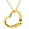 ティファニー Tiffany & Co オープンハート イエローゴールド K18YG ネックレス T＆Co. 18K 18金 750 YG エルサペレッティ