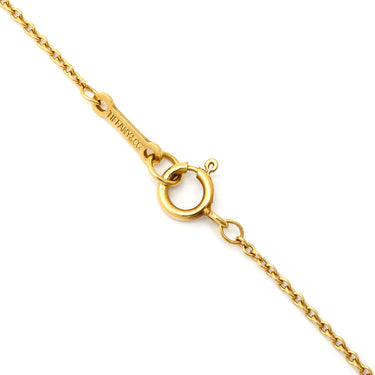 ティファニー Tiffany & Co オープンハート イエローゴールド K18YG ネックレス T＆Co. 18K 18金 750 YG エルサペレッティ