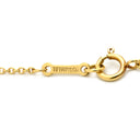 ティファニー Tiffany & Co オープンハート イエローゴールド K18YG ネックレス T＆Co. 18K 18金 750 YG エルサペレッティ
