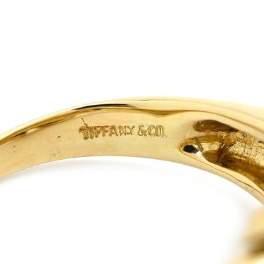 ティファニー Tiffany & Co シグネチャー イエローゴールド K18YG リング 指輪 750 18K 18金 YG 12.5号