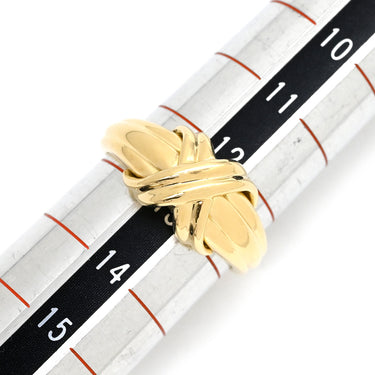 ティファニー Tiffany & Co シグネチャー イエローゴールド K18YG リング 指輪 750 18K 18金 YG 12.5号