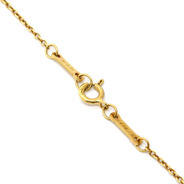 ティファニー Tiffany & Co オープンハート イエローゴールド K18YG ネックレス T＆Co. 18K 18金 750 YG エルサペレッティ