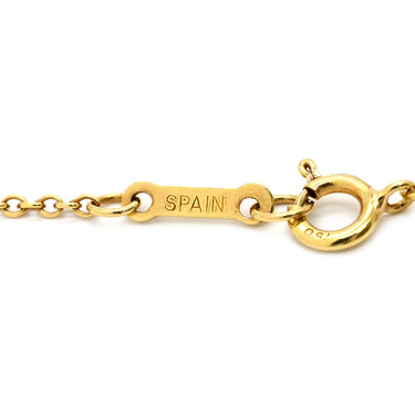 ティファニー Tiffany & Co オープンハート イエローゴールド K18YG ネックレス T＆Co. 18K 18金 750 YG エルサペレッティ