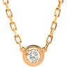 カルティエ Cartier ダムール SM B7215700 ピンクゴールド ダイヤモンド K18PG ネックレス 1P 一粒 750 PG