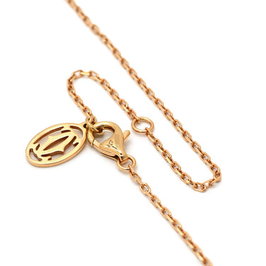 カルティエ Cartier ダムール SM B7215700 ピンクゴールド ダイヤモンド K18PG ネックレス 1P 一粒 750 PG