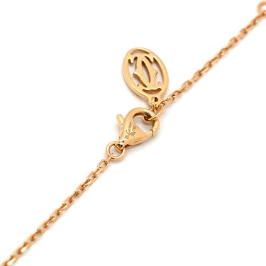 カルティエ Cartier ダムール SM B7215700 ピンクゴールド ダイヤモンド K18PG ネックレス 1P 一粒 750 PG