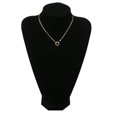 カルティエ Cartier ラブ サークル 2Pダイヤ B7224509 ピンクゴールド K18PG ダイヤモンド ネックレス 18金 750PG Wチェーン