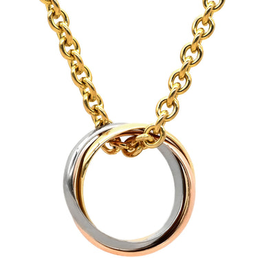 カルティエ Cartier ベビー トリニティ B7006600 イエローゴールド×ホワイトゴールド×ピンクゴールド K18YG K18WG K18PG ネックレス スリーカラー Au750 18K 18金 ヴィンテージ