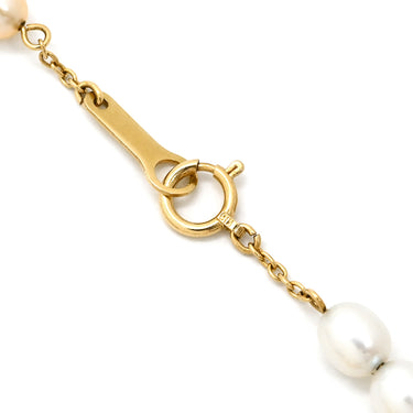 タサキ TASAKI バロックパール パールホワイト×ピンク×イエローゴールド K18YG パール ブレスレット TASAKI 18K 750YG 真珠 白 ピンク